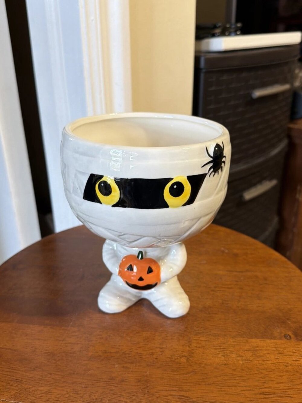 MAXCERA Figural Mummy Boy Candy Bowl - NIB